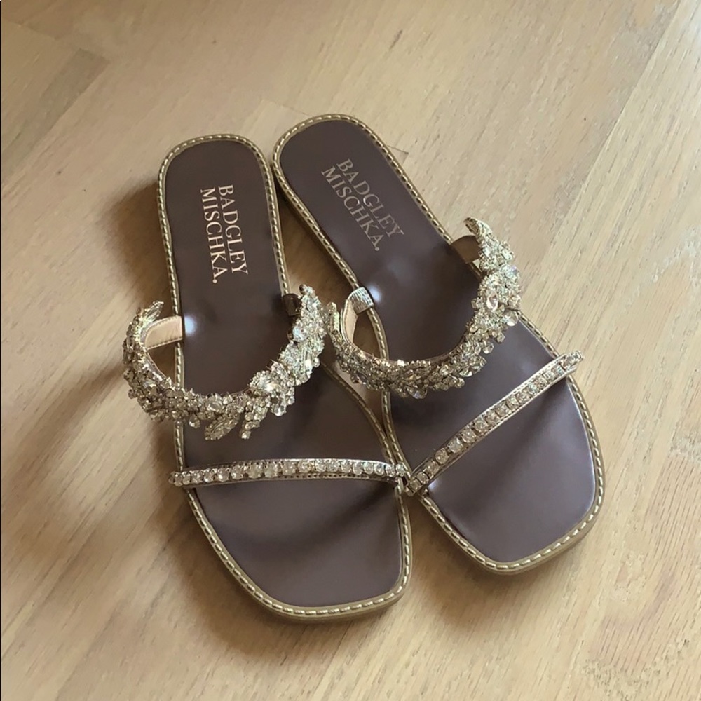 Badgley Mischka Janelle Embellished Sandle